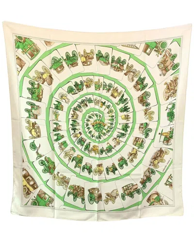 Pre-owned Hermes Hermès Silk Scarf Carre 90 (authentic Pre-loved)