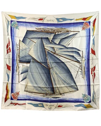 Pre-owned Hermes Hermès Silk Scarf Carre 90 (authentic Pre-loved)