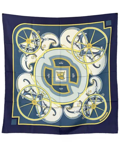 Pre-owned Hermes Hermès Silk Scarf Carre 90 (authentic Pre-loved)