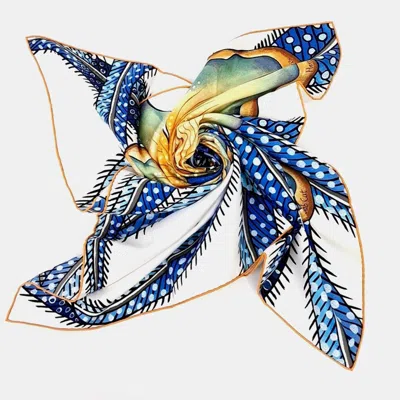 Pre-owned Hermes Hermès Silk Scarf In Multi