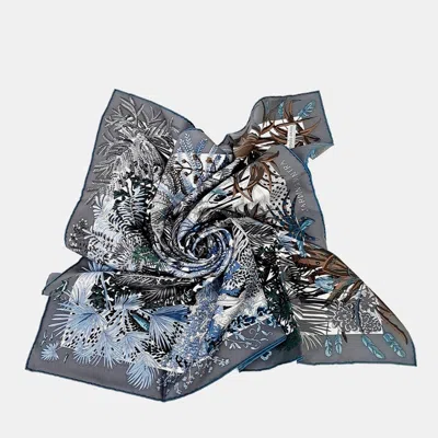 Pre-owned Hermes Hermès Silk Scarf In Multi