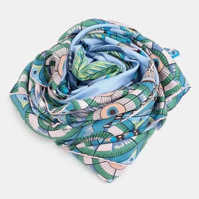Pre-owned Hermes Hermès Silk Scarf In Multi