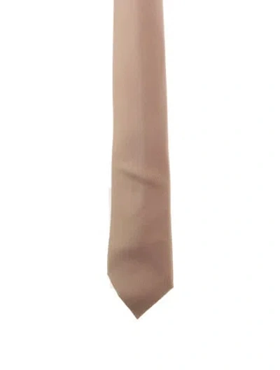 Pre-owned Hermes Silk Solid Tie