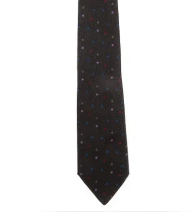 Pre-owned Hermes Silk Tie In Black