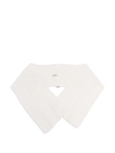 Pre-owned Hermes Silk Tie In Neutral