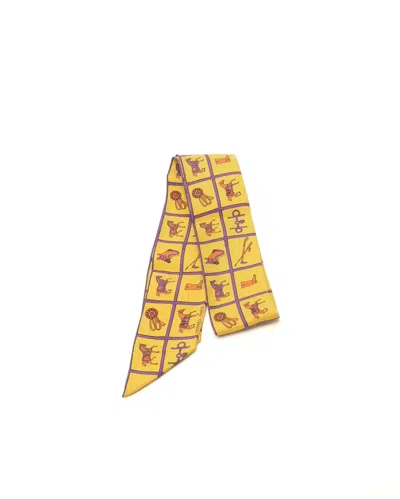 Hermes Hermès Silk Twilly In Multi