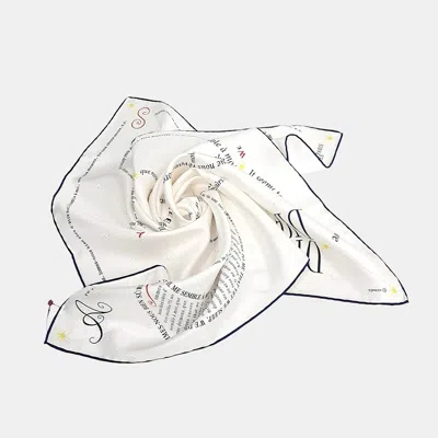 Pre-owned Hermes Hermès Silk White Scarf