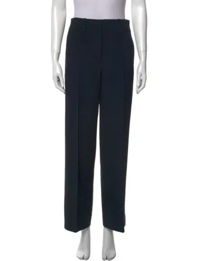 Pre-owned Hermes Silk Wide Leg Pants In Multi