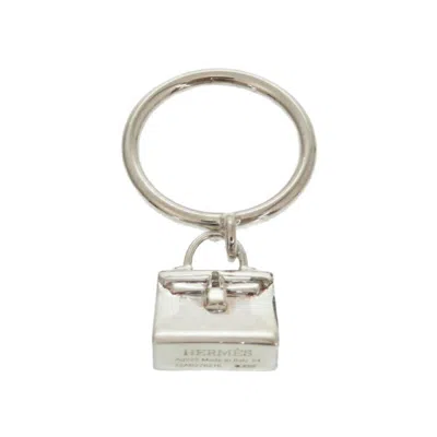 Pre-owned Hermes Silver 925 Band Ring ()