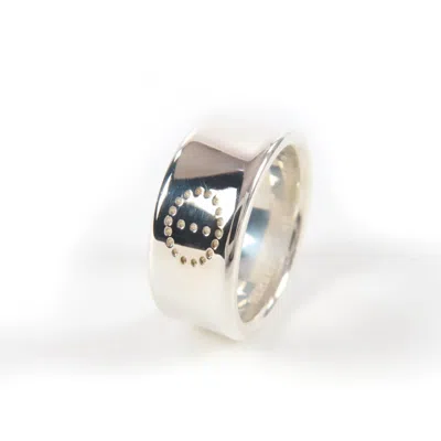 Pre-owned Hermes Silver 925 Band Ring ()