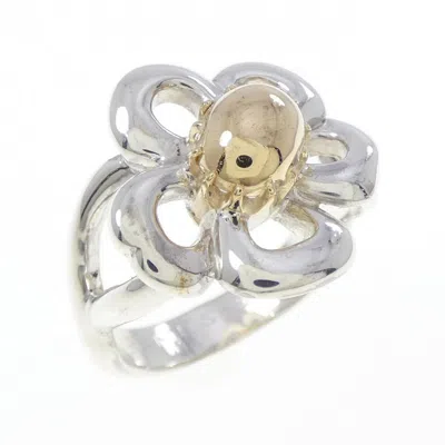 Pre-owned Hermes Silver 925 Band Ring ()