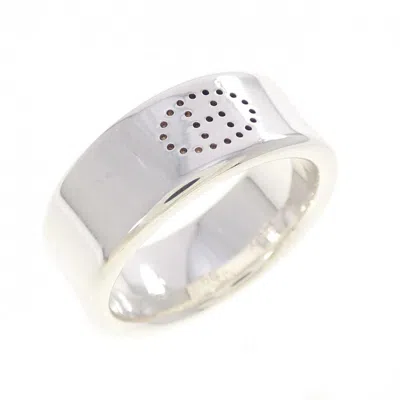 Pre-owned Hermes Silver 925 Band Ring ()