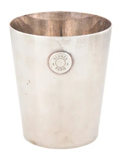 Pre-owned Hermes Silver Desk Cup