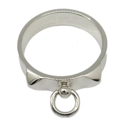 Pre-owned Hermes Silver Silver 925 Band Ring ()
