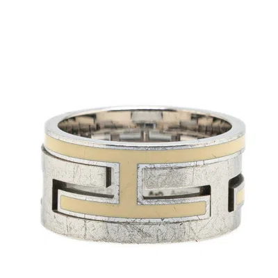 Pre-owned Hermes Silver Silver 925 Band Ring ()