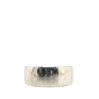 Pre-owned Hermes Silver Silver 925 Band Ring ()