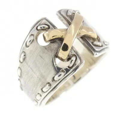 Pre-owned Hermes Silver Silver 925 Band Ring ()