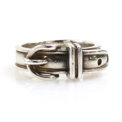 Pre-owned Hermes Silver Silver 925 Band Ring ()