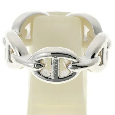 Pre-owned Hermes Silver Silver 925 Band Ring ()