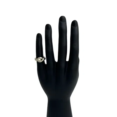 Pre-owned Hermes Silver Silver 925 Band Ring ()