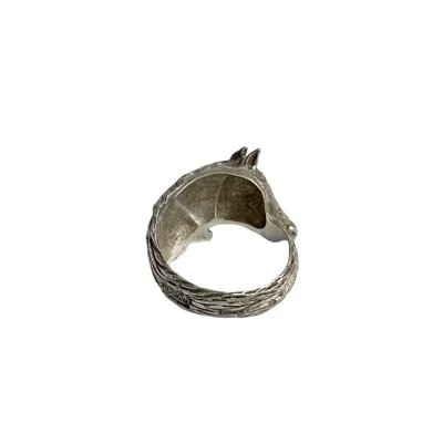 Pre-owned Hermes Silver Silver 925 Band Ring ()