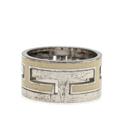 Pre-owned Hermes Silver Silver 925 Band Ring ()