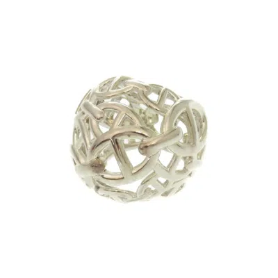 Pre-owned Hermes Silver Silver 925 Band Ring ()