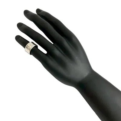 Pre-owned Hermes Silver Silver 925 Band Ring ()