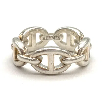 Pre-owned Hermes Silver Silver 925 Band Ring ()
