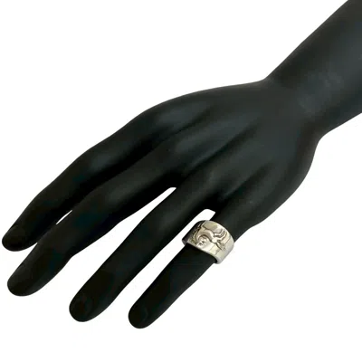 Pre-owned Hermes Silver Silver 925 Band Ring ()