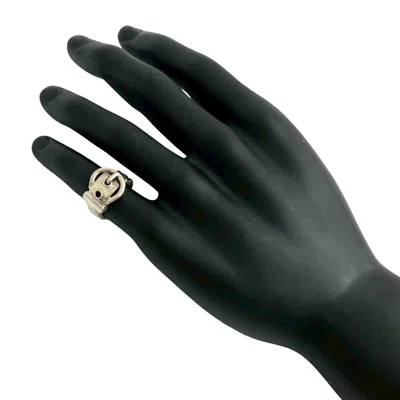 Pre-owned Hermes Silver Silver 925 Band Ring ()