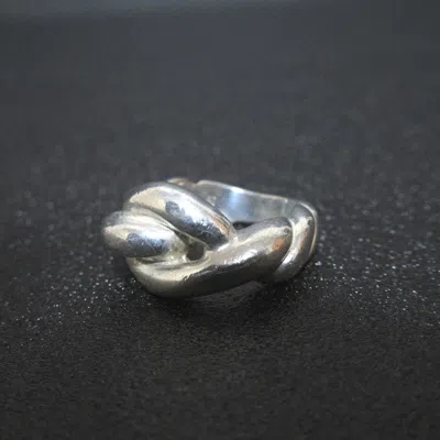 Pre-owned Hermes Silver Silver 925 Band Ring ()