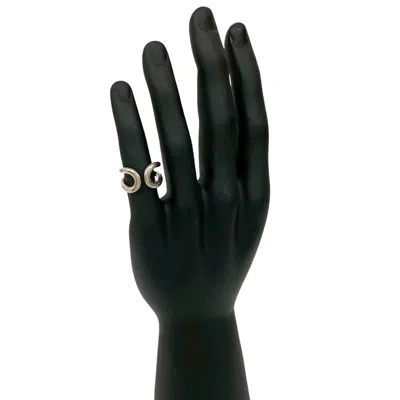 Pre-owned Hermes Silver Silver 925 Band Ring ()