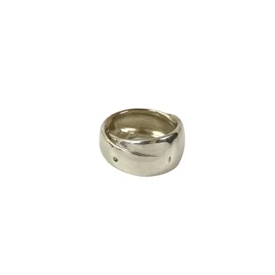 Pre-owned Hermes Silver Silver 925 Band Ring ()