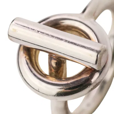 Pre-owned Hermes Silver Silver 925 Band Ring ()
