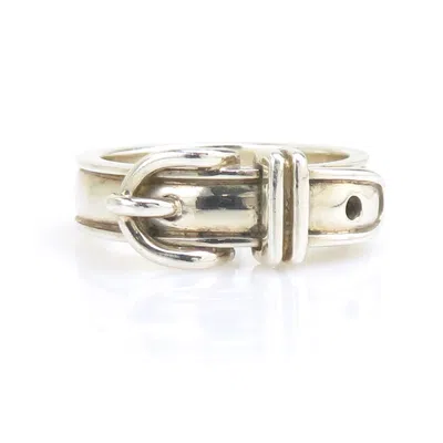 Pre-owned Hermes Silver Silver 925 Band Ring ()