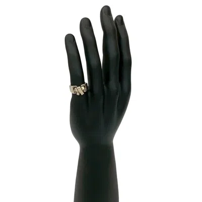 Pre-owned Hermes Silver Silver 925 Band Ring ()