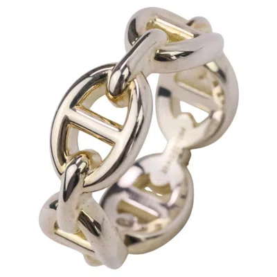 Pre-owned Hermes Silver Silver 925 Band Ring ()