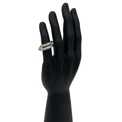 Pre-owned Hermes Silver Silver 925 Band Ring ()
