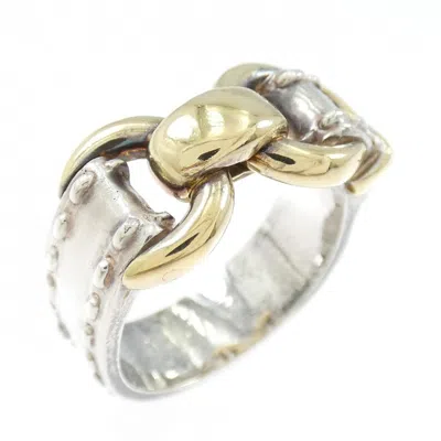 Pre-owned Hermes Silver Silver 925 Band Ring ()