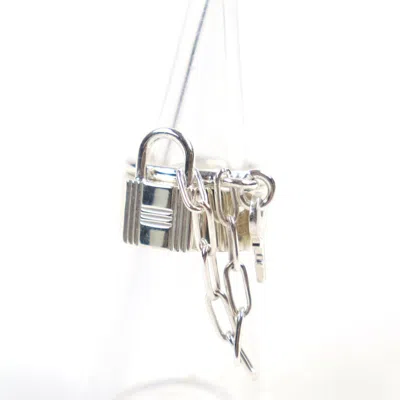 Pre-owned Hermes Silver Silver 925 Band Ring ()