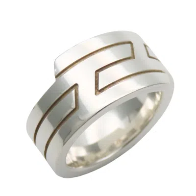Pre-owned Hermes Silver Silver 925 Band Ring ()