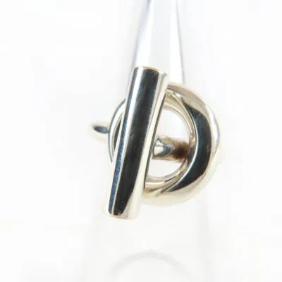 Pre-owned Hermes Silver Silver 925 Band Ring ()
