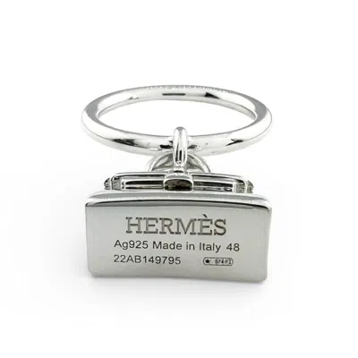 Pre-owned Hermes Silver Silver 925 Band Ring ()