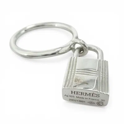 Pre-owned Hermes Silver Silver 925 Band Ring ()