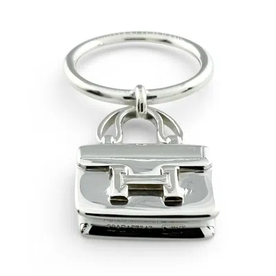 Pre-owned Hermes Silver Silver 925 Band Ring ()
