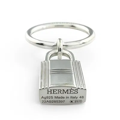 Pre-owned Hermes Silver Silver 925 Band Ring ()