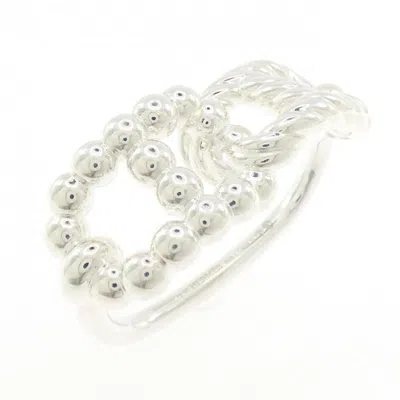 Pre-owned Hermes Silver Silver 925 Band Ring ()