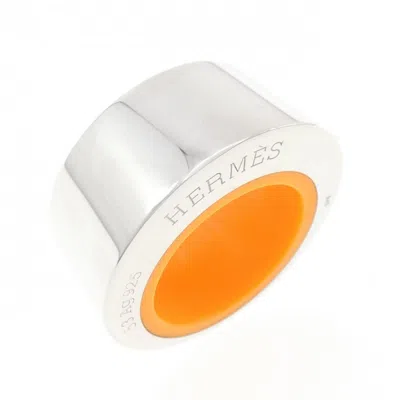 Pre-owned Hermes Silver Silver 925 Band Ring ()
