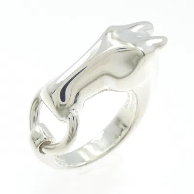 Pre-owned Hermes Silver Silver 925 Band Ring ()